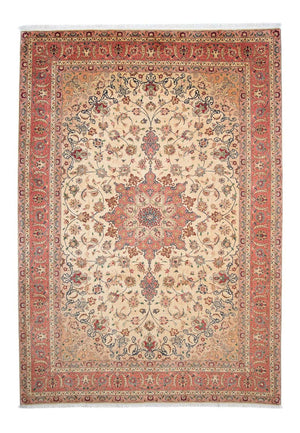 Persisk tæppe - Tabriz - Royal - 297 x 202 cm - lys brun