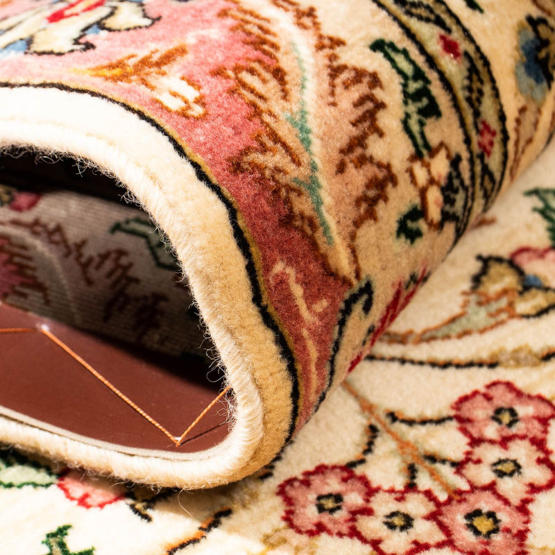 Løber Persisk tæppe - Tabriz - Royal - 299 x 68 cm - beige