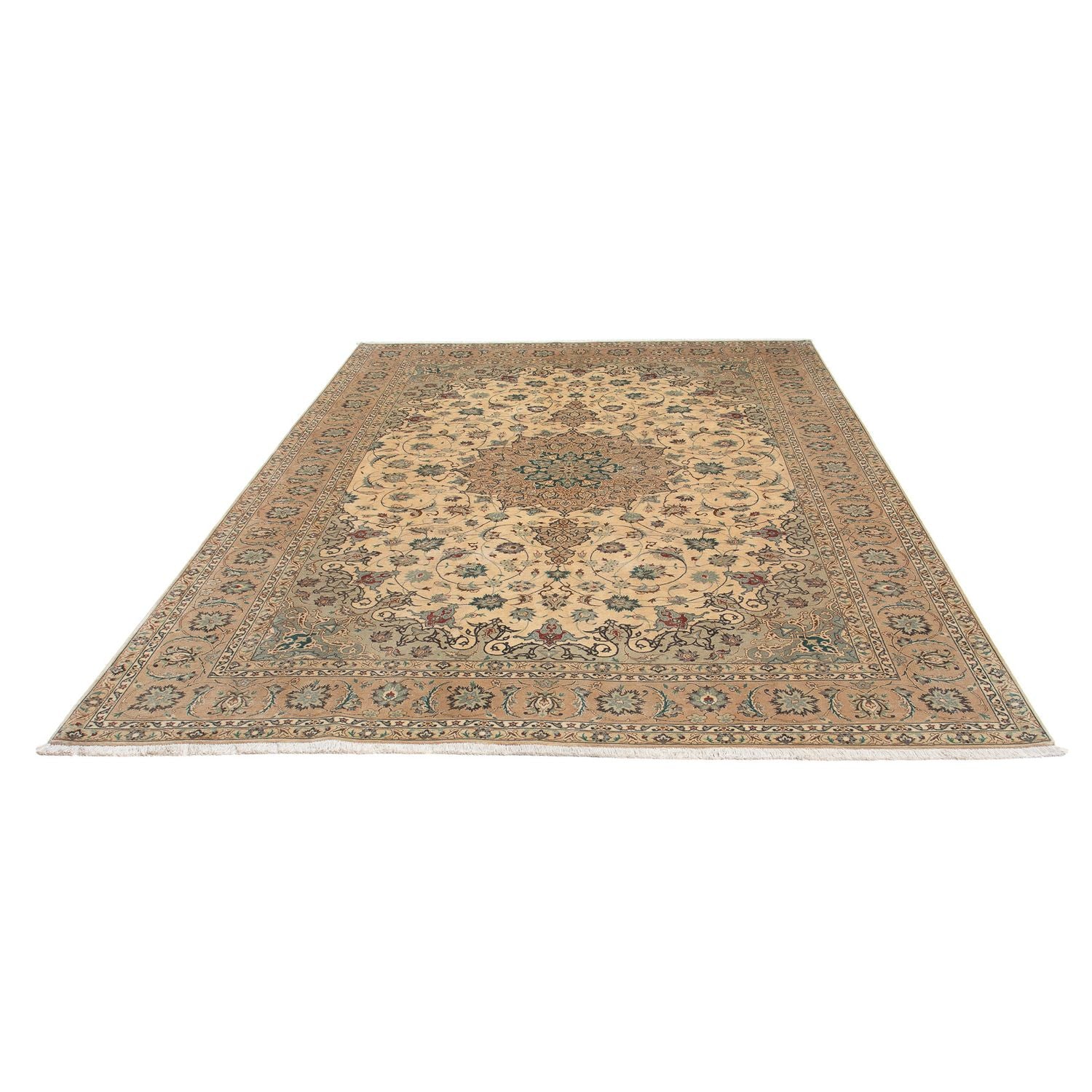 Persisk tæppe - Tabriz - Royal - 300 x 204 cm - beige
