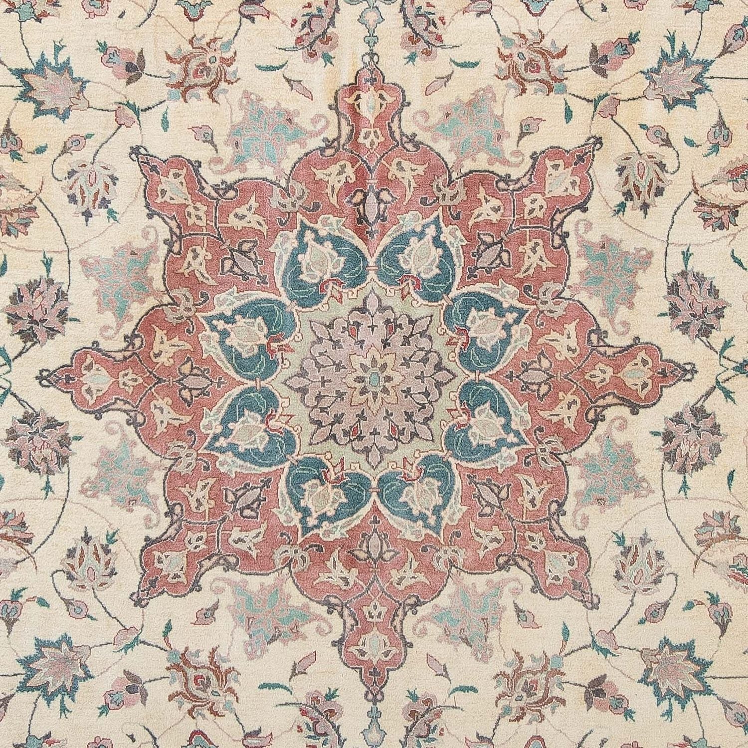 Persisk tæppe - Tabriz - Royal - 300 x 200 cm - beige