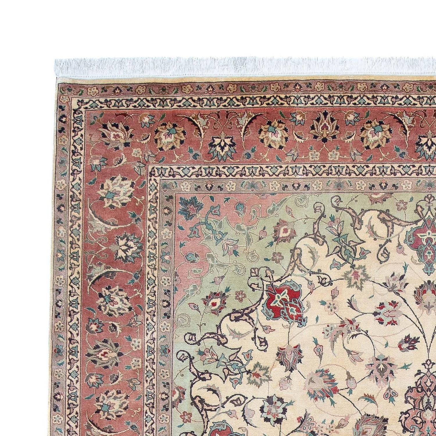 Persisk tæppe - Tabriz - Royal - 300 x 200 cm - beige