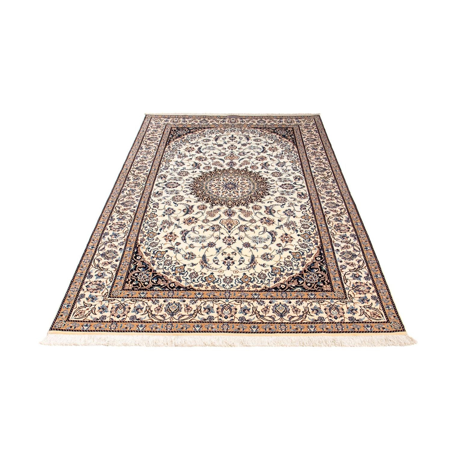 Persisk tæppe - Nain - Premium - 210 x 128 cm - beige
