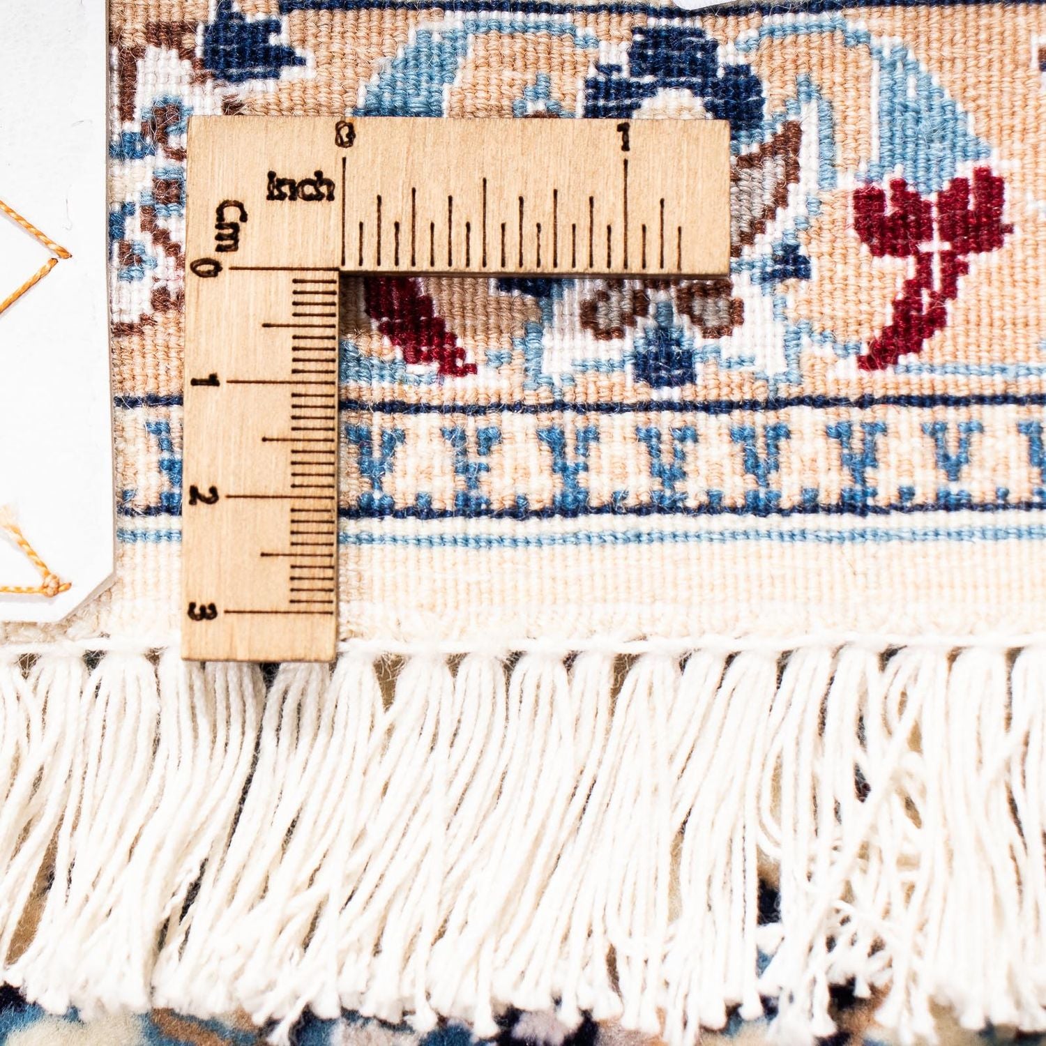 Persisk tæppe - Nain - Premium - 194 x 128 cm - beige