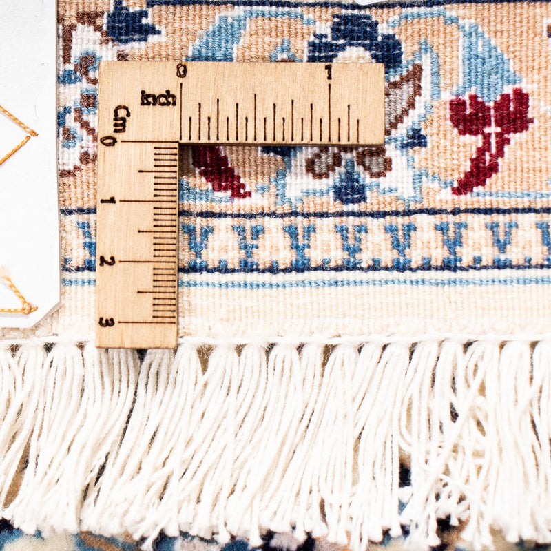 Persisk tæppe - Nain - Premium - 194 x 128 cm - beige