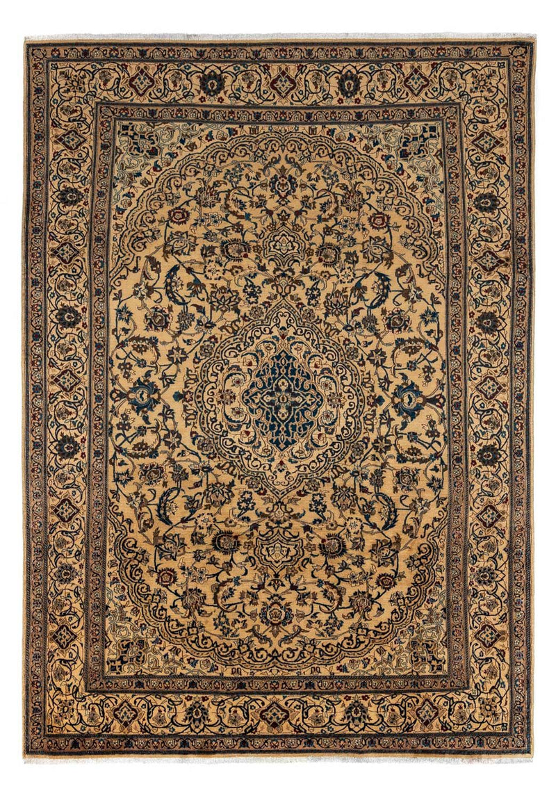 Persisk tæppe - Nain - Royal - 340 x 240 cm - mørk beige