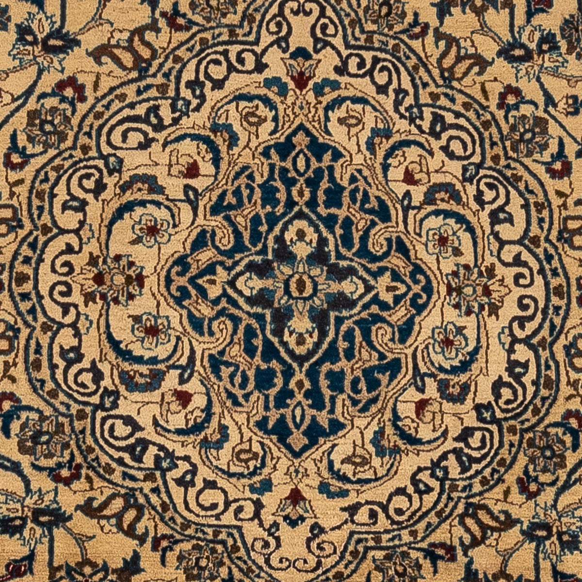 Persisk tæppe - Nain - Royal - 340 x 240 cm - mørk beige