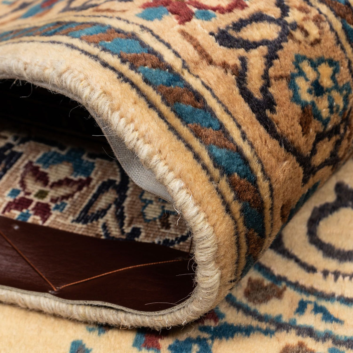 Persisk tæppe - Nain - Royal - 340 x 240 cm - mørk beige