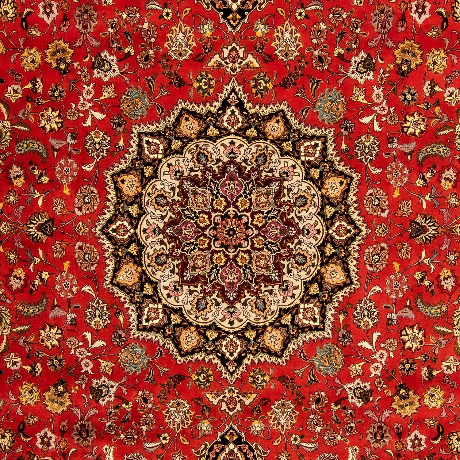 Persisk tæppe - Tabriz - Royal - 359 x 254 cm - rød