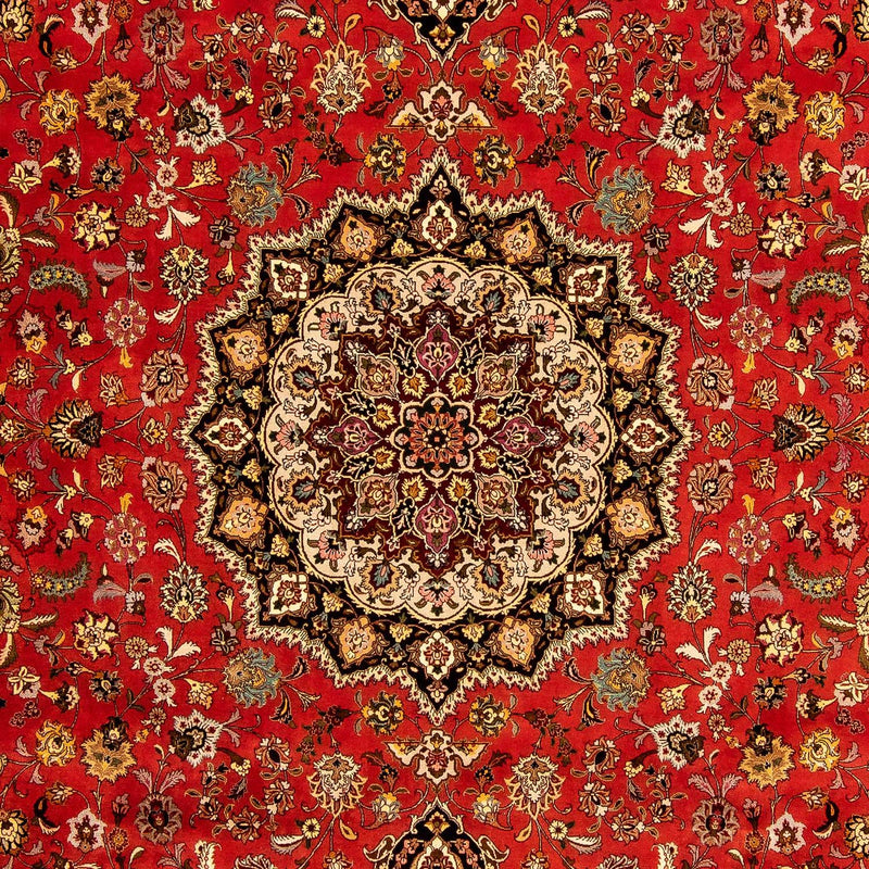 Persisk tæppe - Tabriz - Royal - 359 x 254 cm - rød