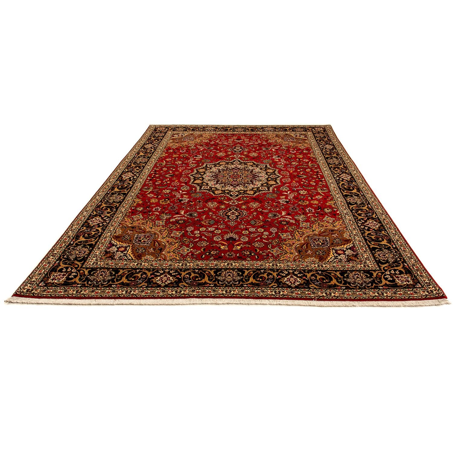 Persisk tæppe - Tabriz - Royal - 359 x 254 cm - rød