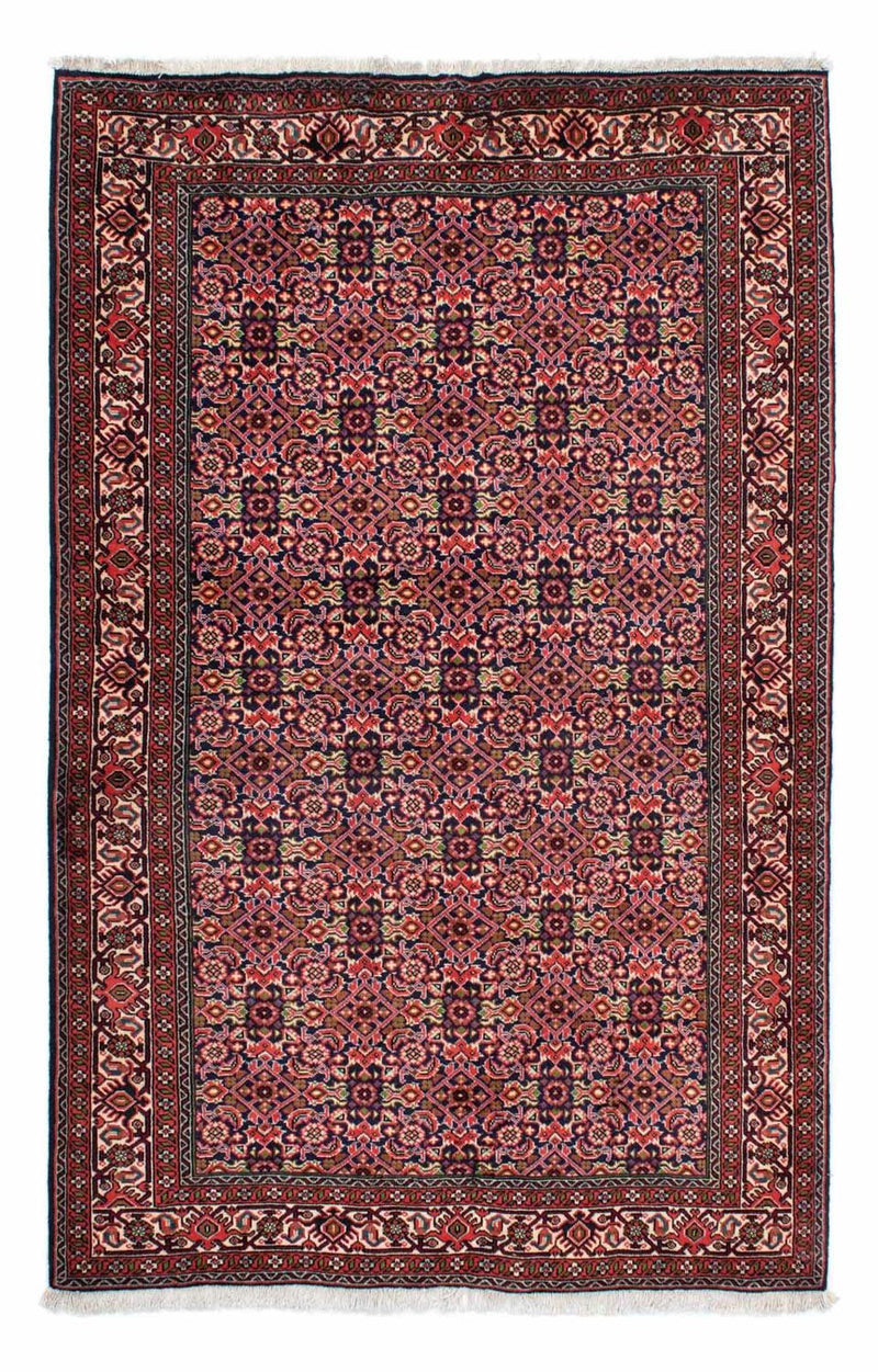 Persisk tæppe - Bijar - 200 x 128 cm - rød