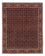 Persisk tæppe - Bijar - 248 x 205 cm - mørkerød