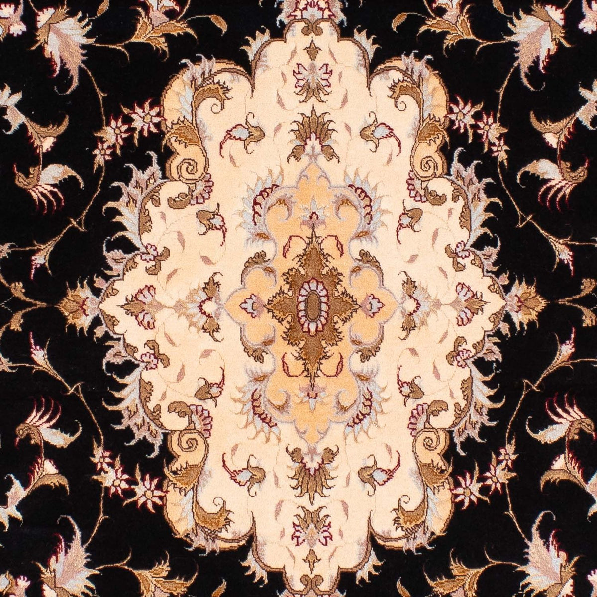 Persisk tæppe - Tabriz - Royal - 242 x 163 cm - mørkeblå