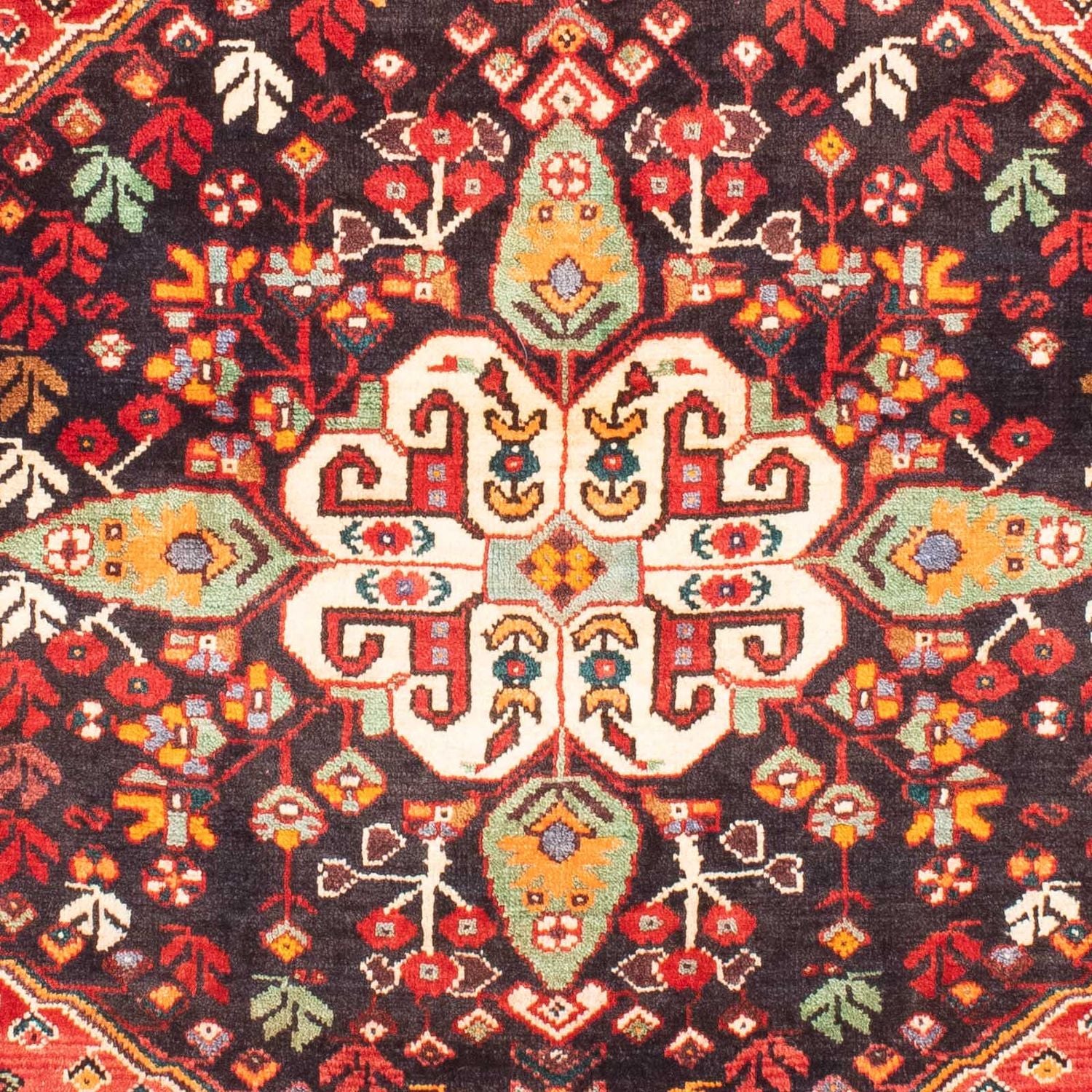 Persisk tæppe - Nomadisk - 153 x 120 cm - rød