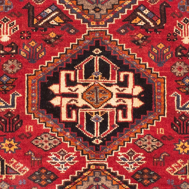 Persisk tæppe - Nomadisk - 161 x 88 cm - mørkerød