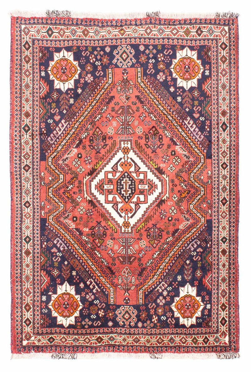 Persisk tæppe - Nomadisk - 170 x 118 cm - lysrød