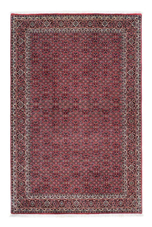 Persisk tæppe - Bijar - 200 x 133 cm - lysrød