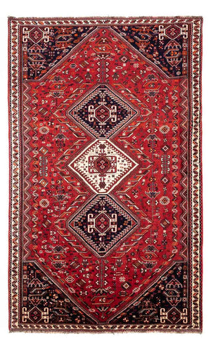 Persisk tæppe - Nomadisk - 277 x 178 cm - mørkerød