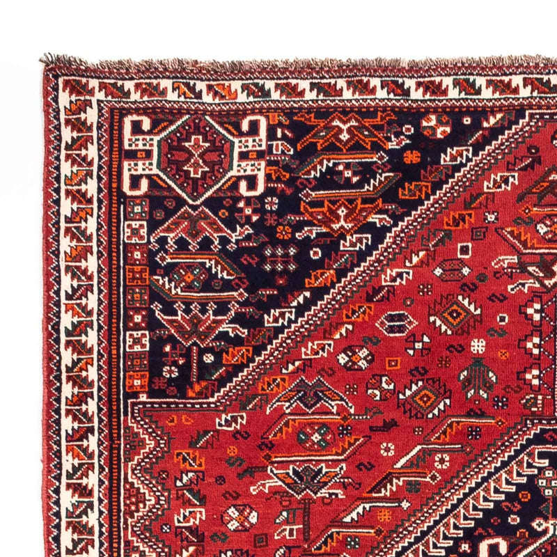 Persisk tæppe - Nomadisk - 277 x 178 cm - mørkerød