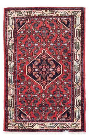 Persisk tæppe - Nomadisk - 128 x 82 cm - rød