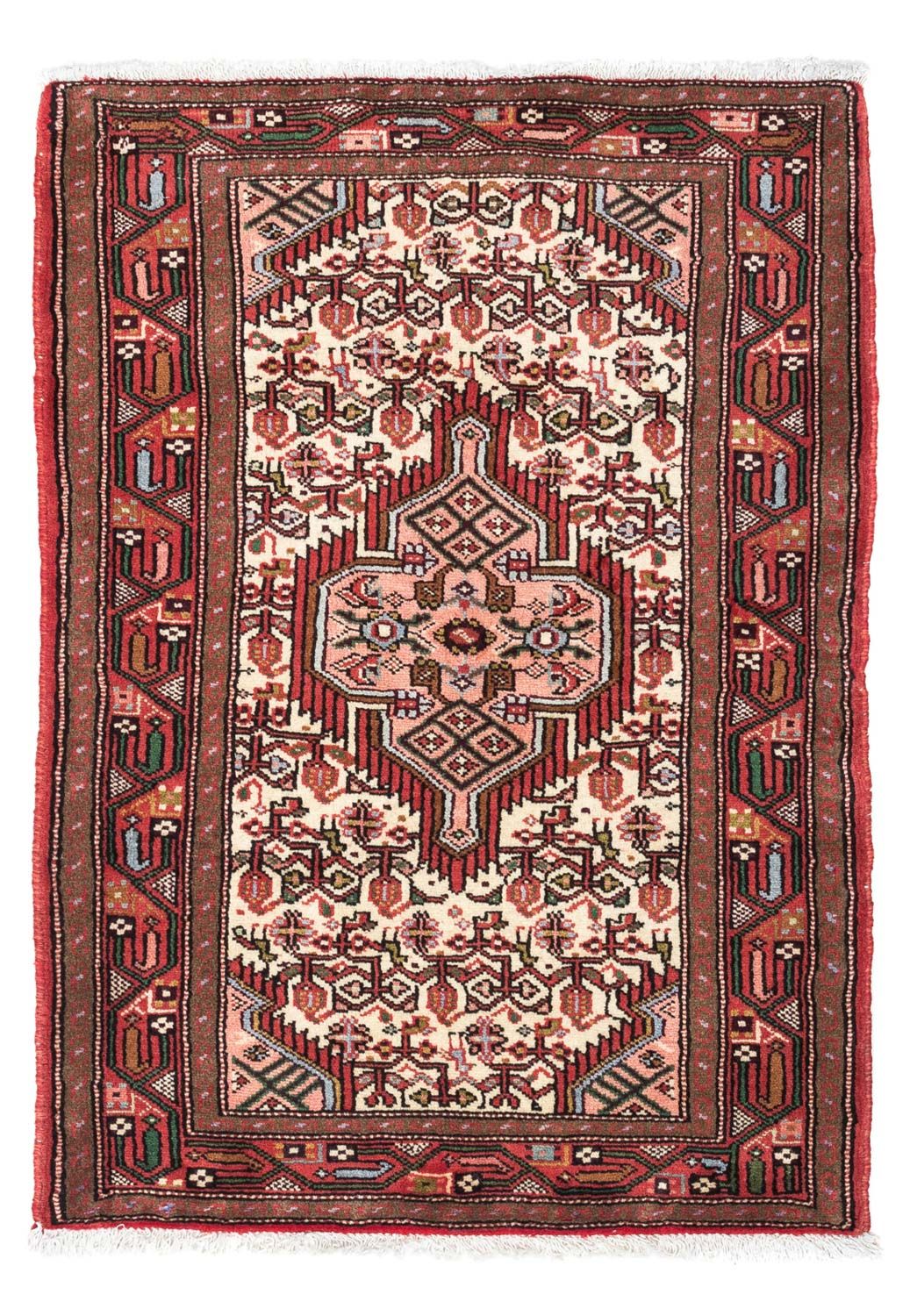 Persisk tæppe - Nomadisk - 122 x 82 cm - rød