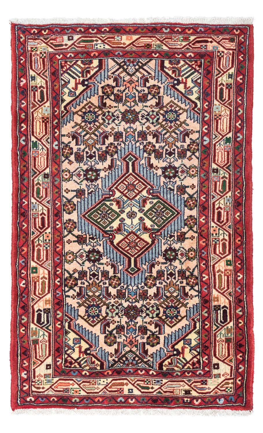 Persisk tæppe - Nomadisk - 121 x 76 cm - rød