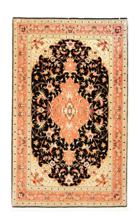 Persisk tæppe - Tabriz - Royal - 161 x 101 cm - sort