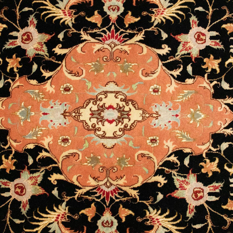 Persisk tæppe - Tabriz - Royal - 161 x 101 cm - sort
