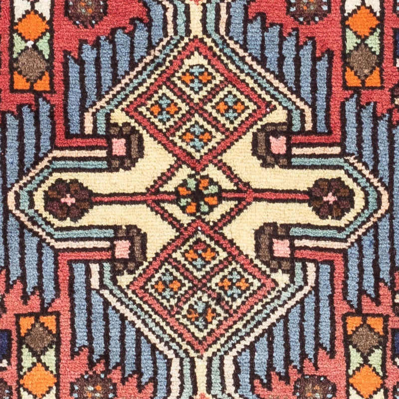 Persisk tæppe - Nomadisk - 120 x 75 cm - lysrød