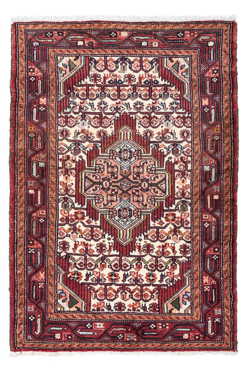 Persisk tæppe - Nomadisk - 127 x 86 cm - beige