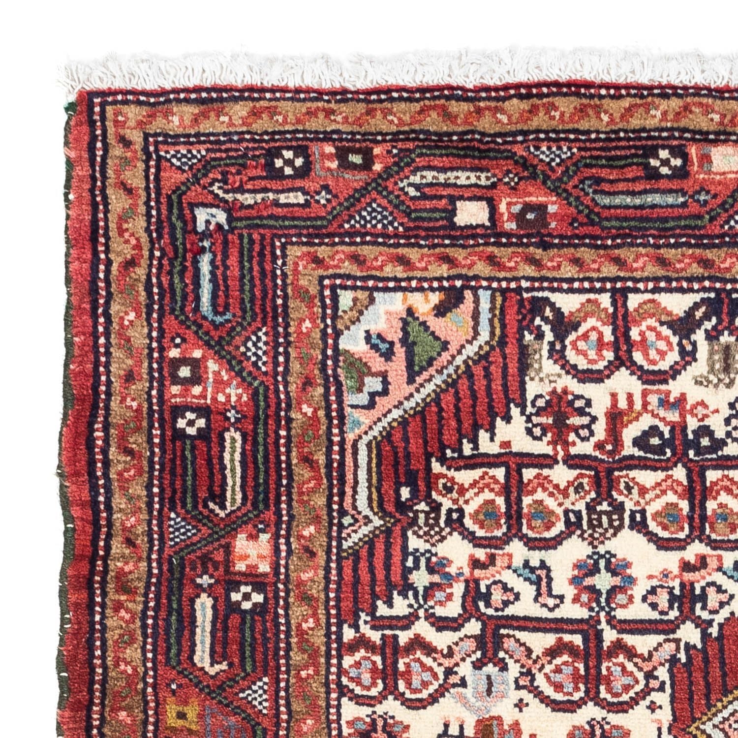 Persisk tæppe - Nomadisk - 127 x 86 cm - beige