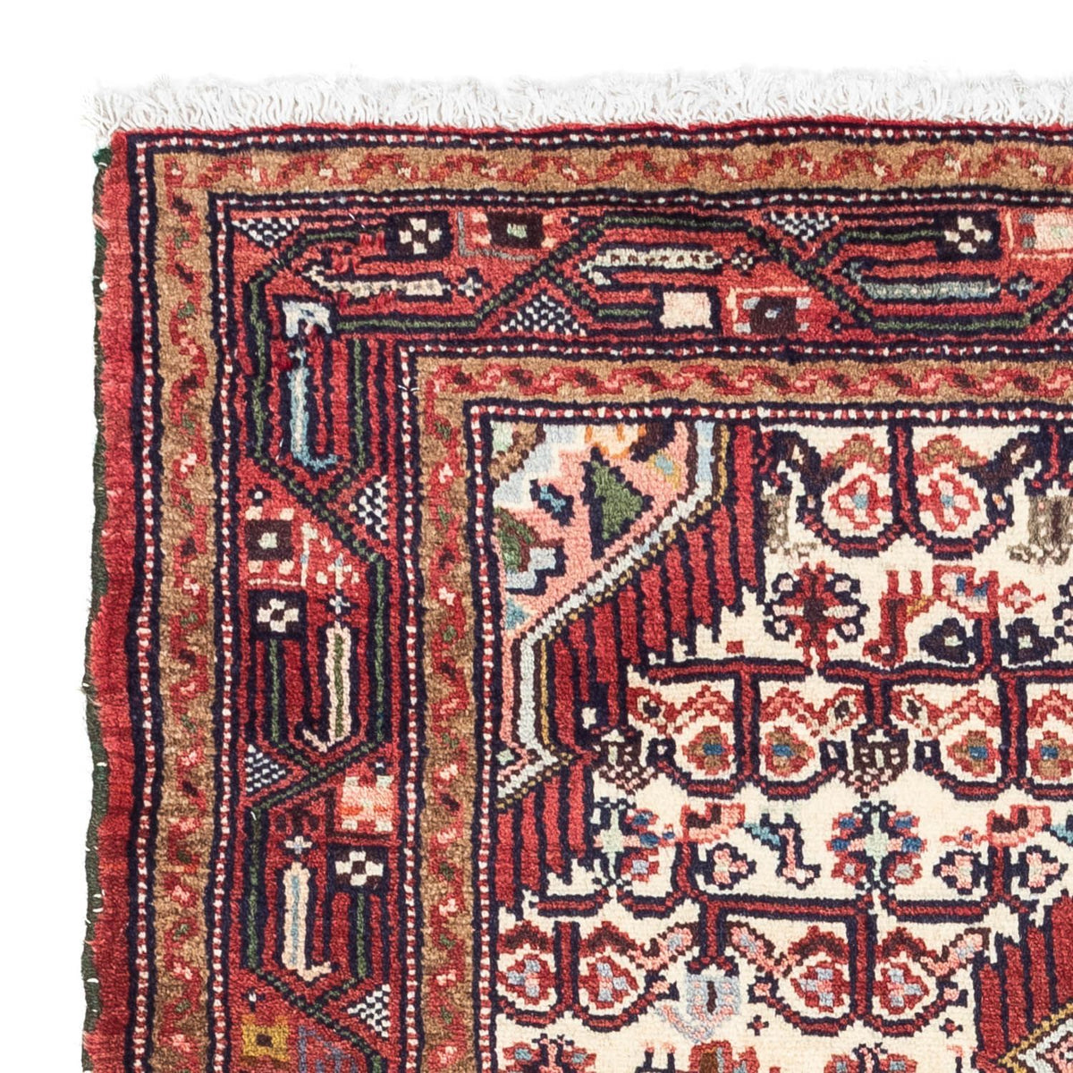 Persisk tæppe - Nomadisk - 127 x 86 cm - beige