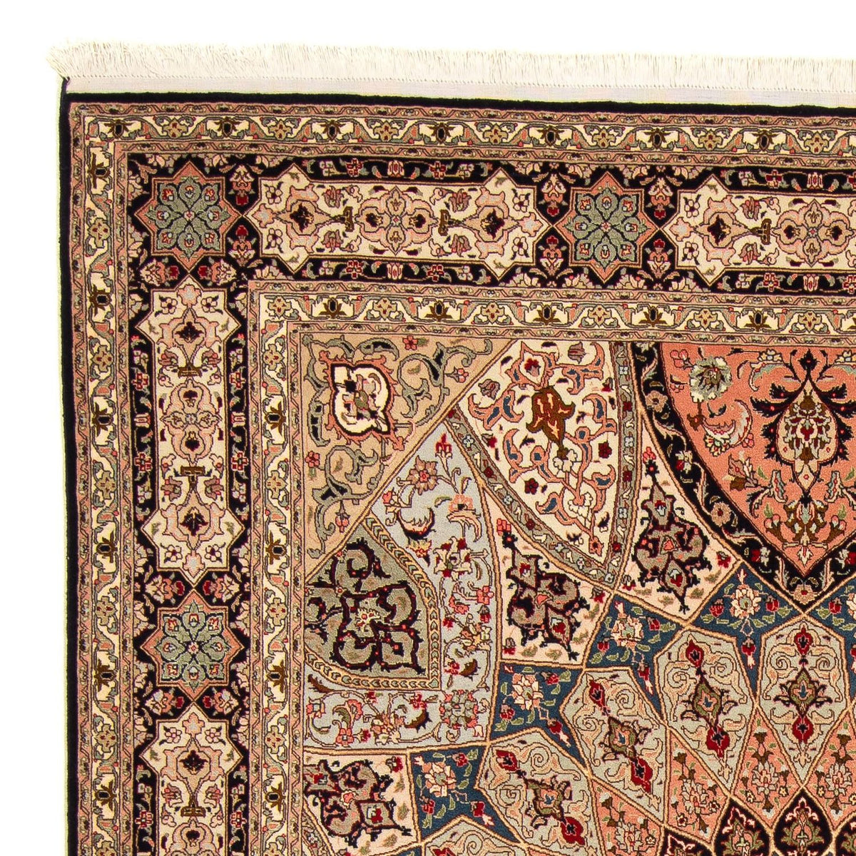 Tabriz - 50 Raj Tæppe 205x256cm - Persisk tæppe