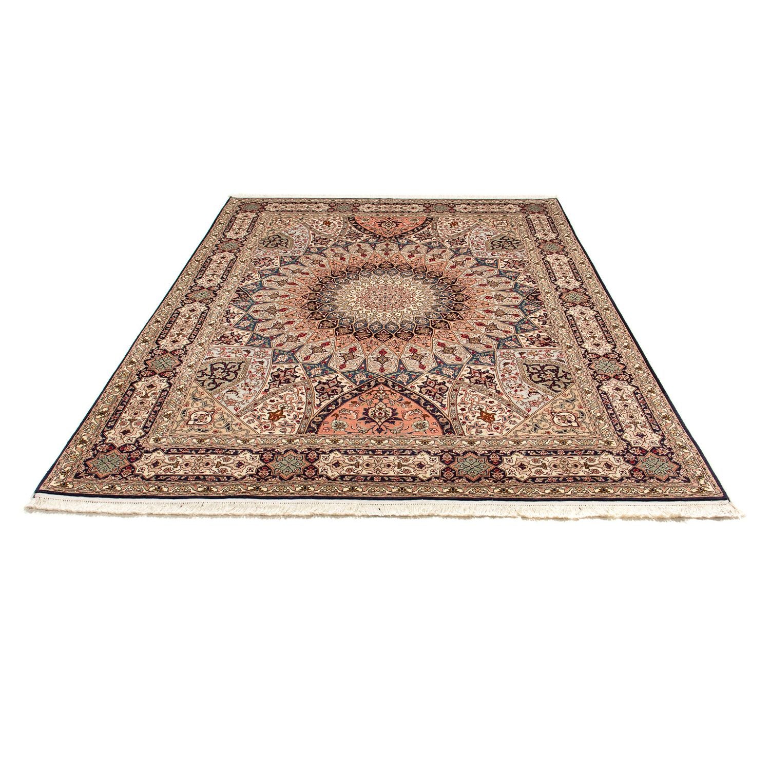 Persisk tæppe - Tabriz - Royal - 256 x 205 cm - flerfarvet