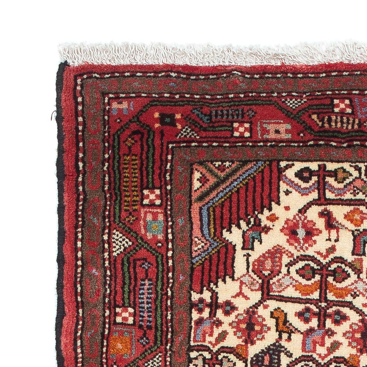 Persisk tæppe - Nomadisk - 138 x 78 cm - beige