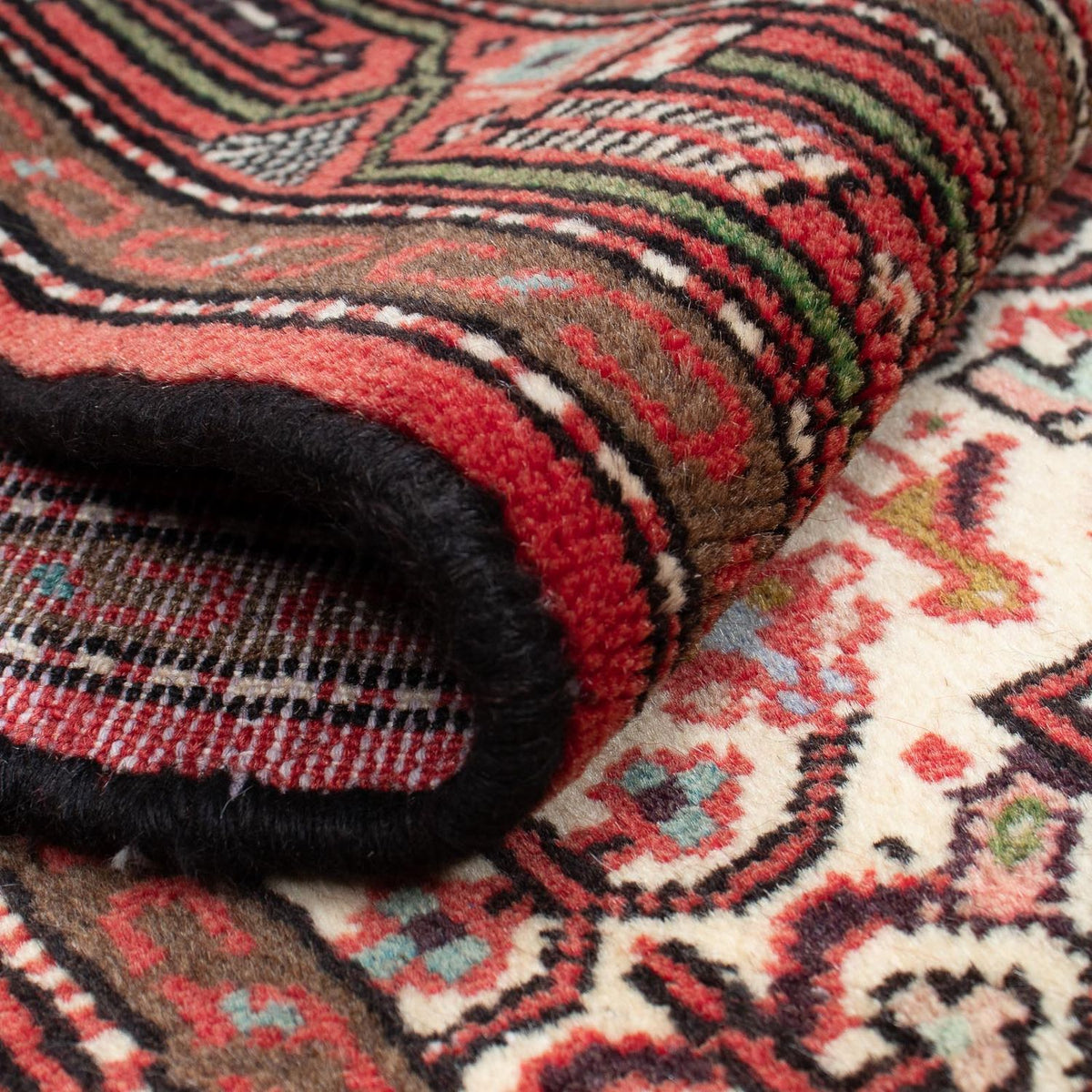 Persisk tæppe - Nomadisk - 138 x 78 cm - beige