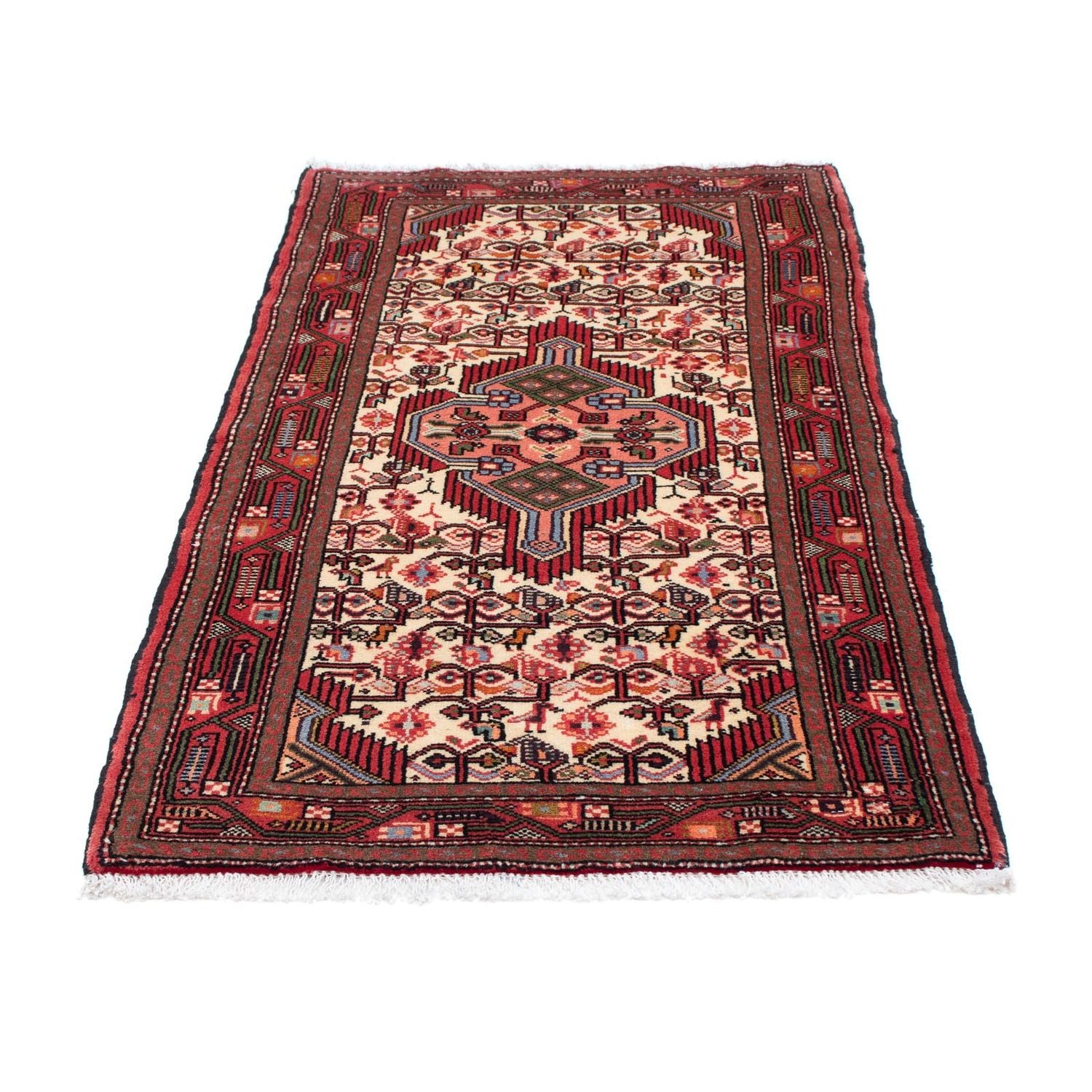 Persisk tæppe - Nomadisk - 138 x 78 cm - beige