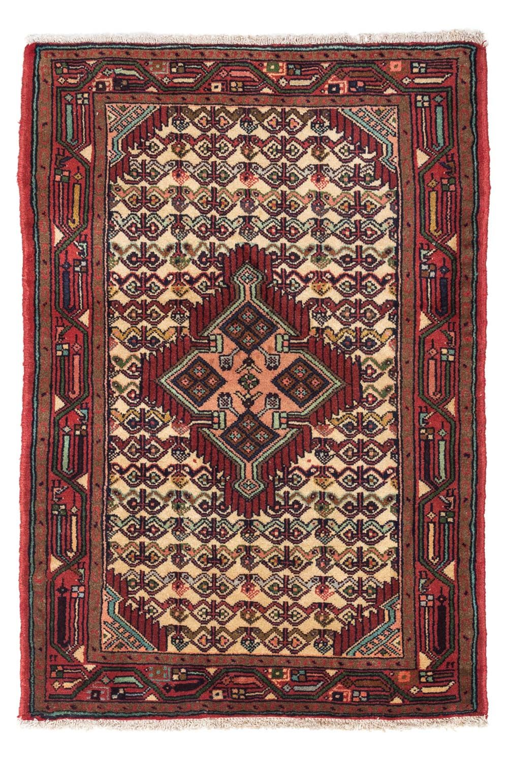 Persisk tæppe - Nomadisk - 119 x 81 cm - rød