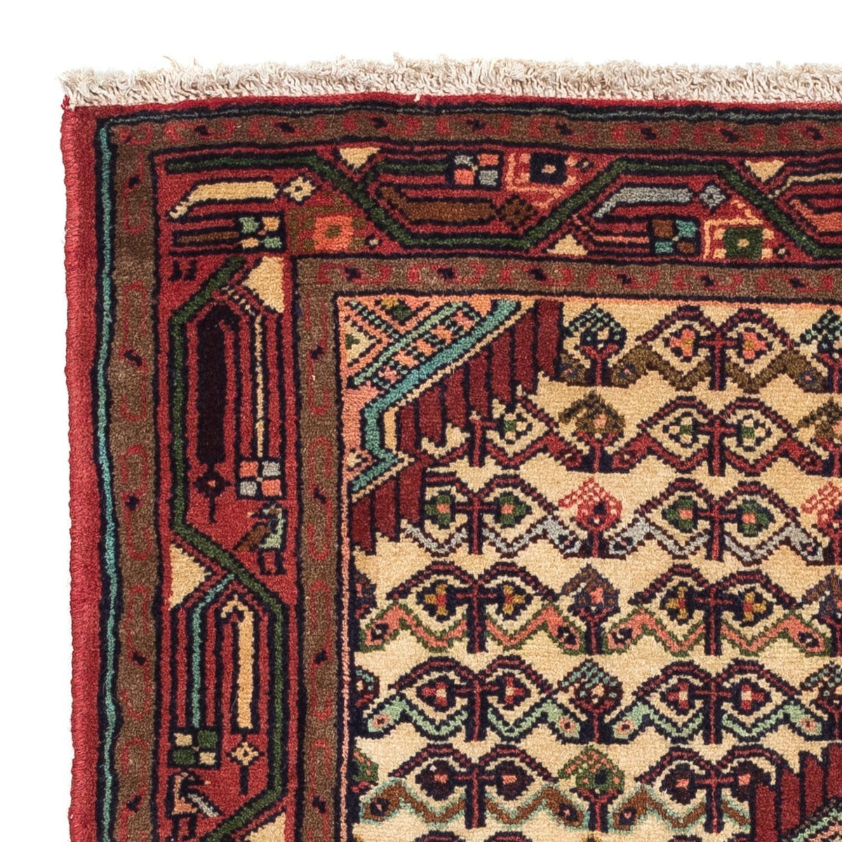 Persisk tæppe - Nomadisk - 119 x 81 cm - rød