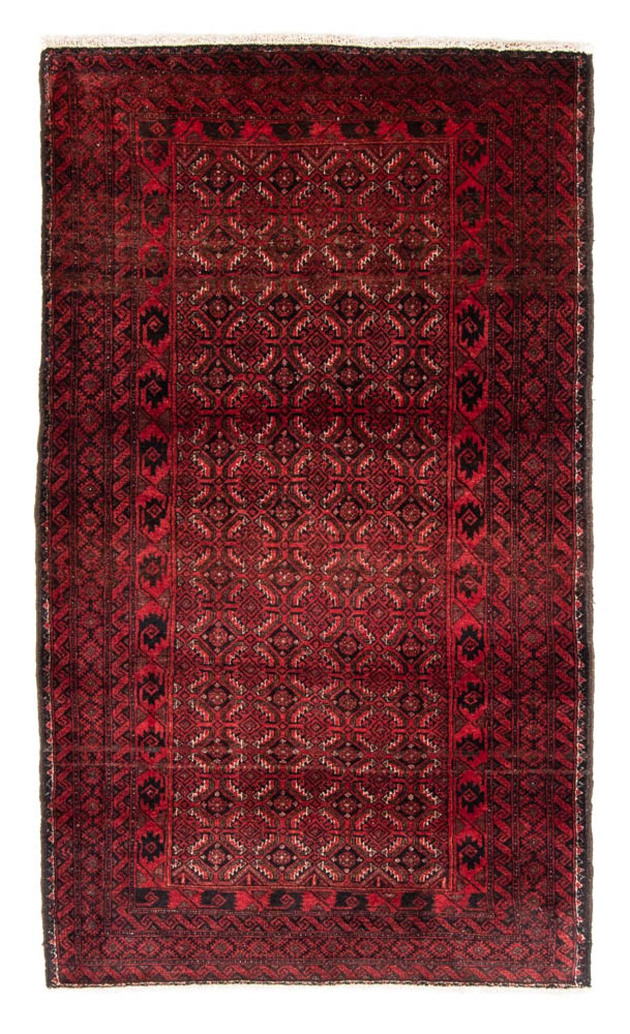 Persisk tæppe - Nomadisk - 198 x 112 cm - rød