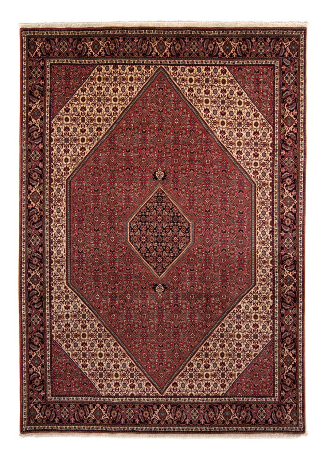 Persisk tæppe - Bijar - 343 x 248 cm - brun