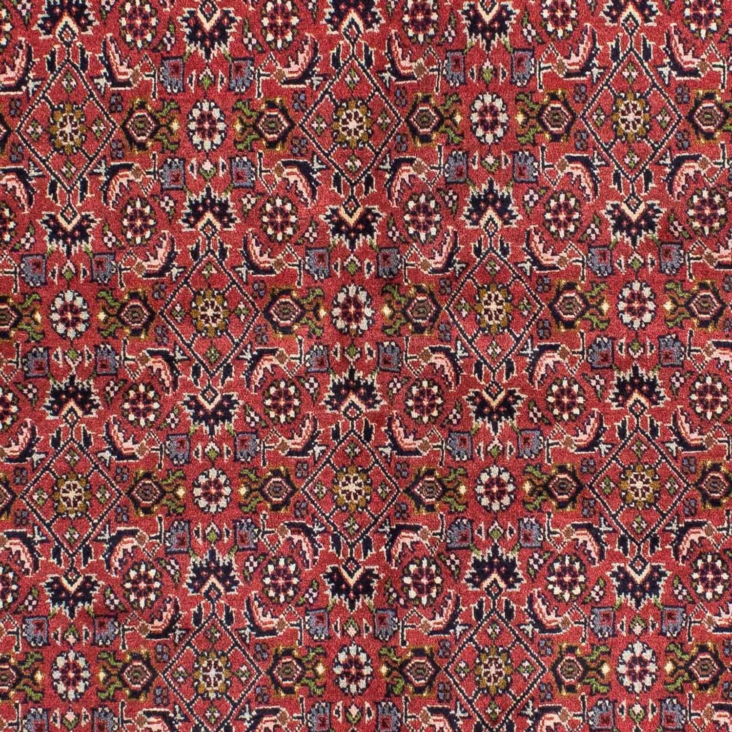 Persisk tæppe - Bijar - 207 x 142 cm - rød