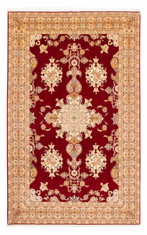 Persisk tæppe - Tabriz - Royal - 312 x 200 cm - mørkerød