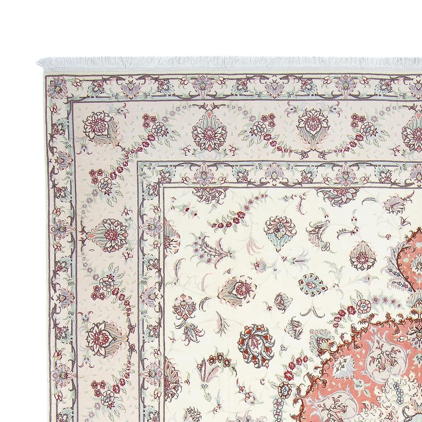 Tabriz - 50 Raj Tæppe 309x295cm - Persisk tæppe