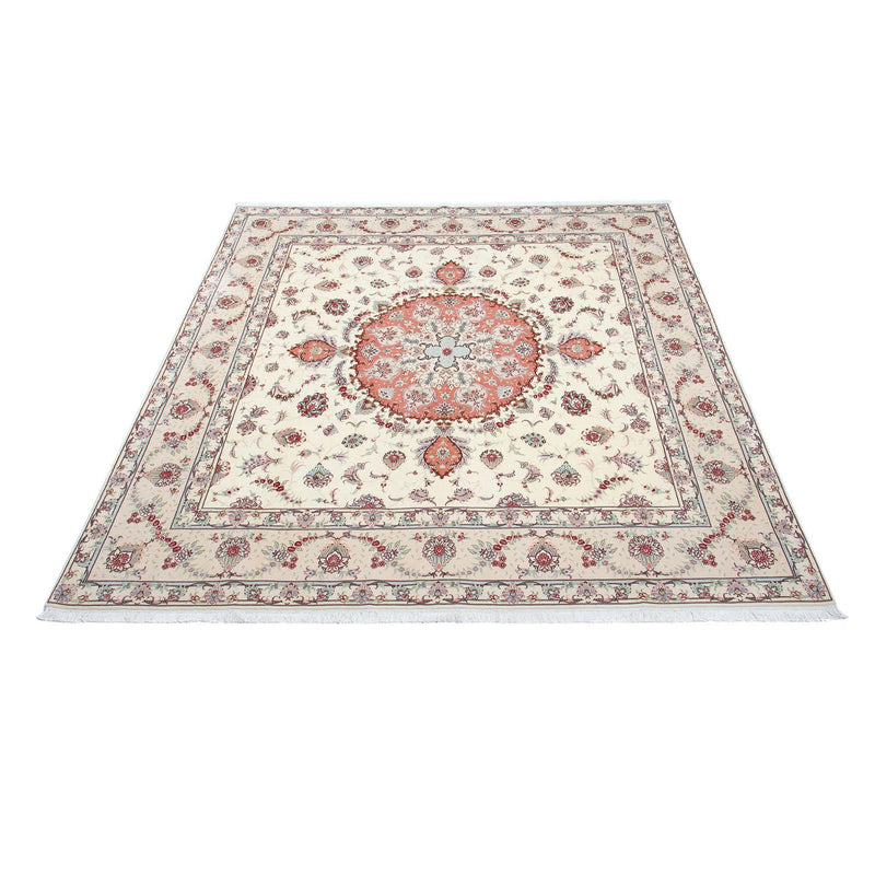 Persisk tæppe - Tabriz - Royal firkantet  - 309 x 295 cm - beige