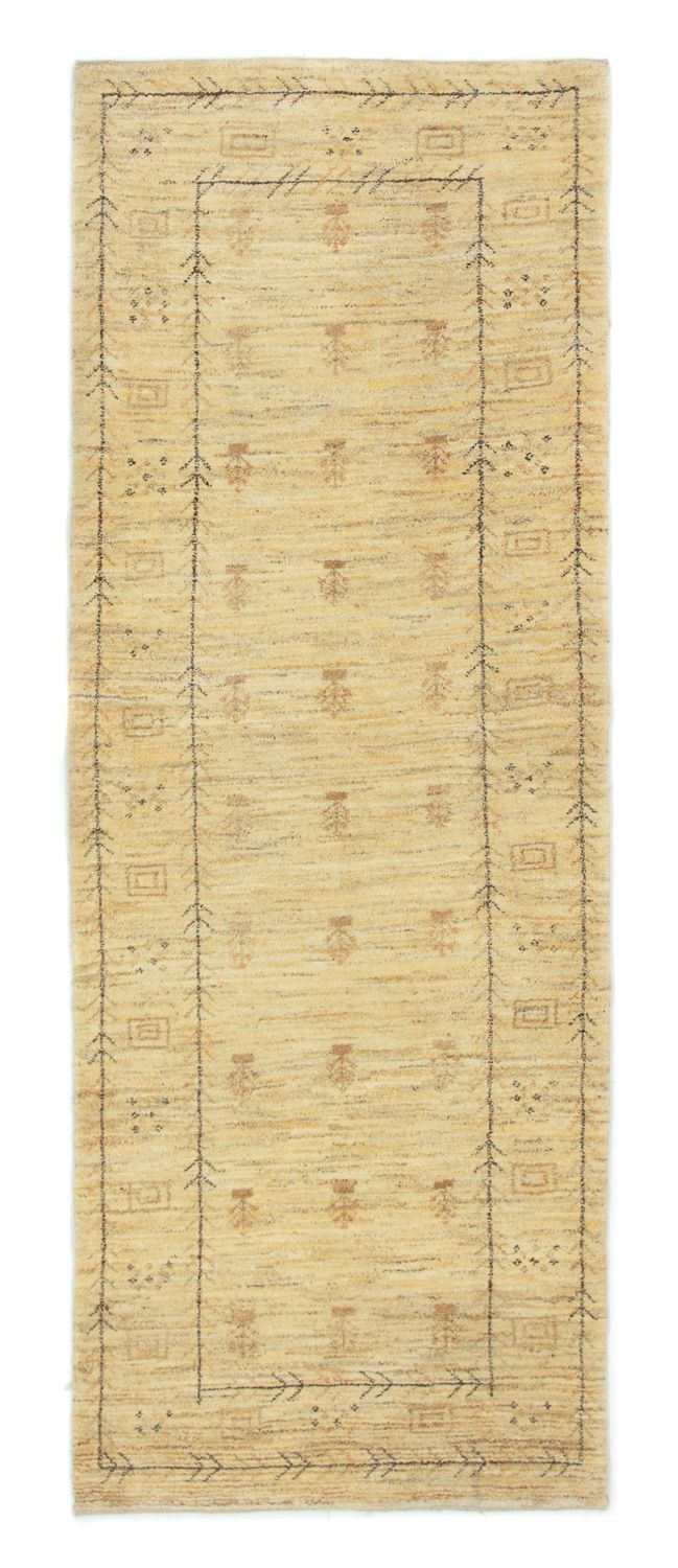 Løber Gabbeh-tæppe - Persisk - 236 x 85 cm - beige