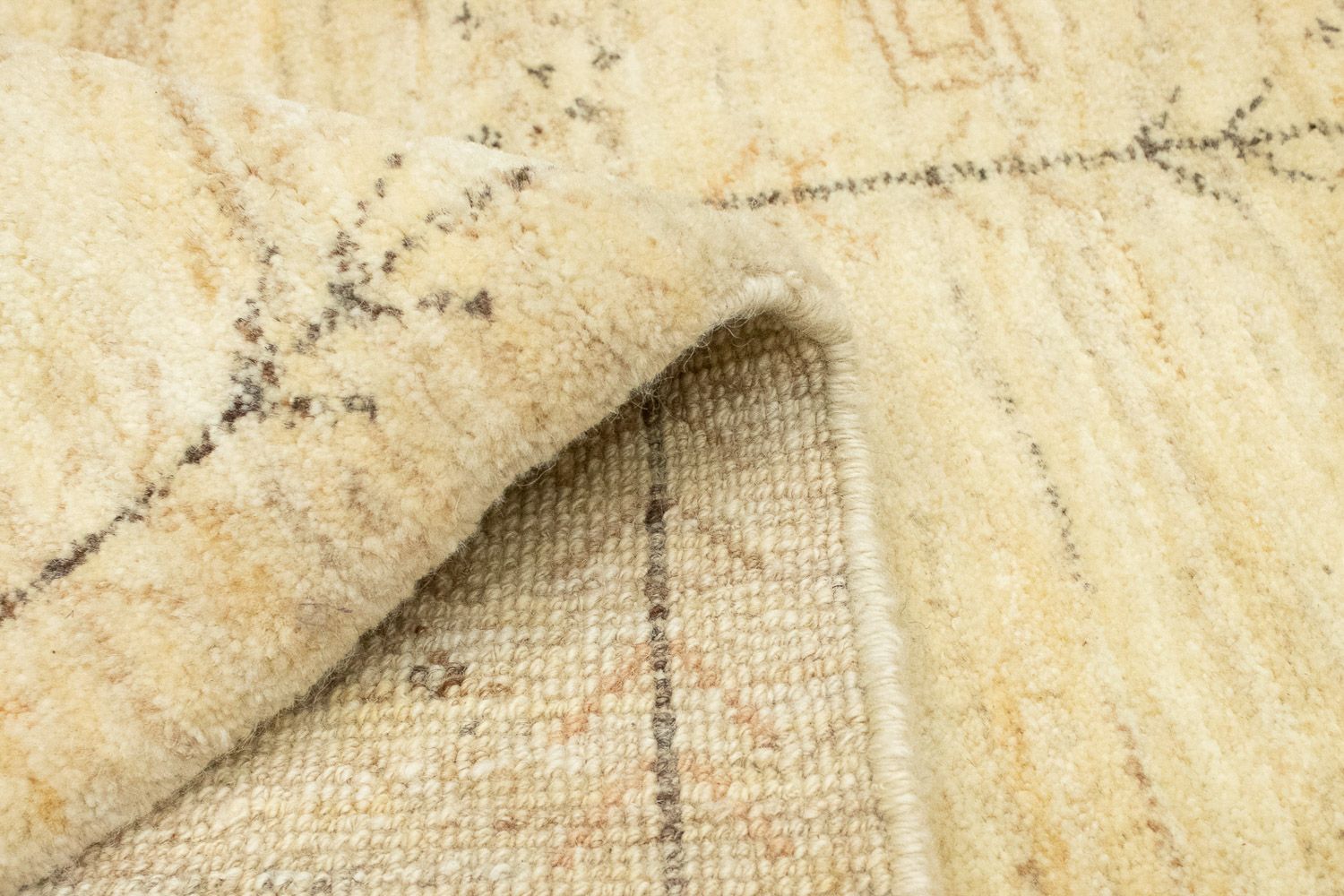 Løber Gabbeh-tæppe - Persisk - 236 x 85 cm - beige