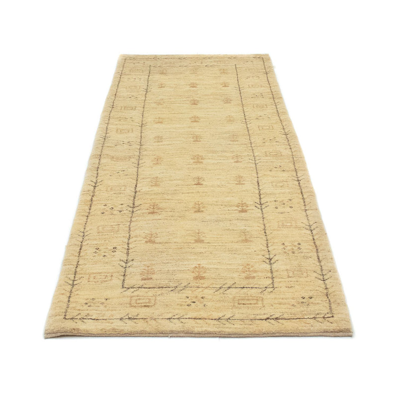 Løber Gabbeh-tæppe - Persisk - 236 x 85 cm - beige