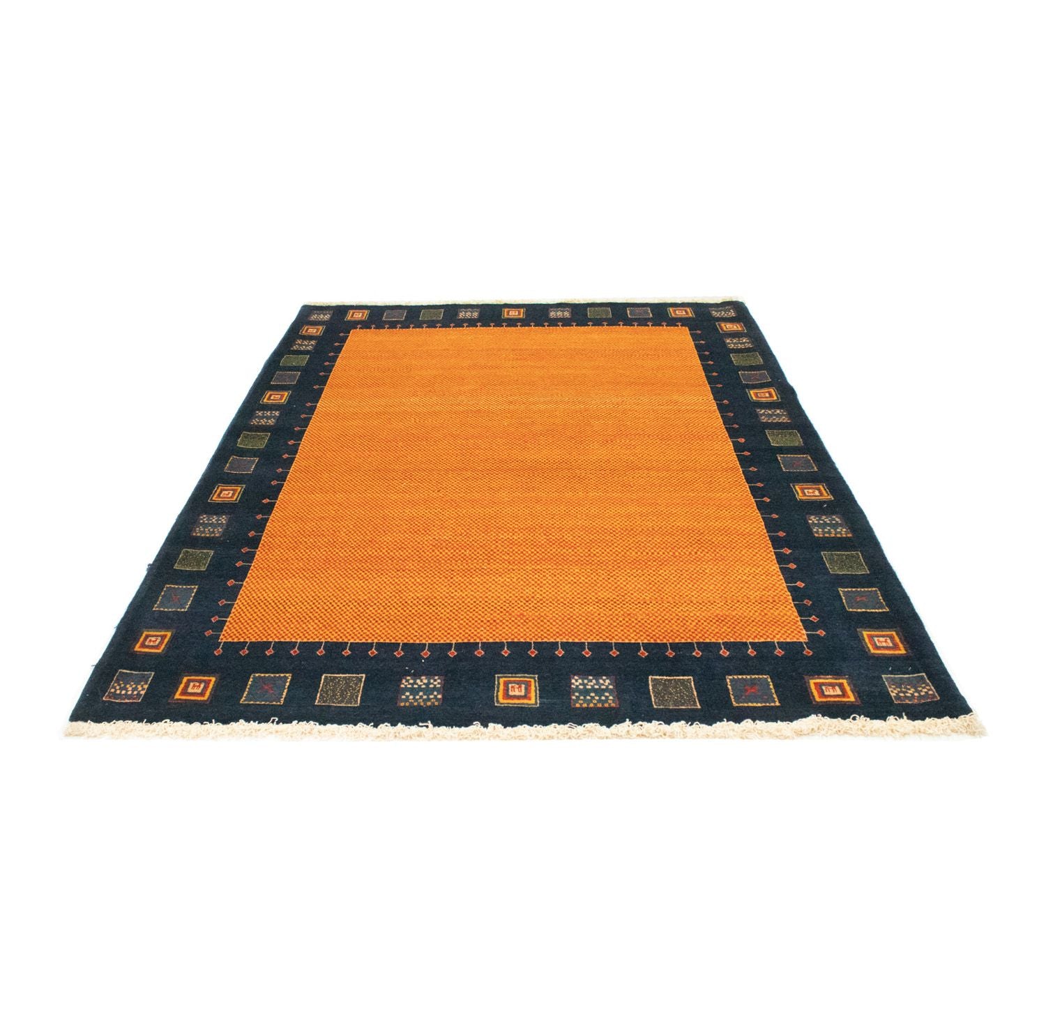Gabbeh Tæppe - Loribaft Persisk - 238 x 172 cm - orange