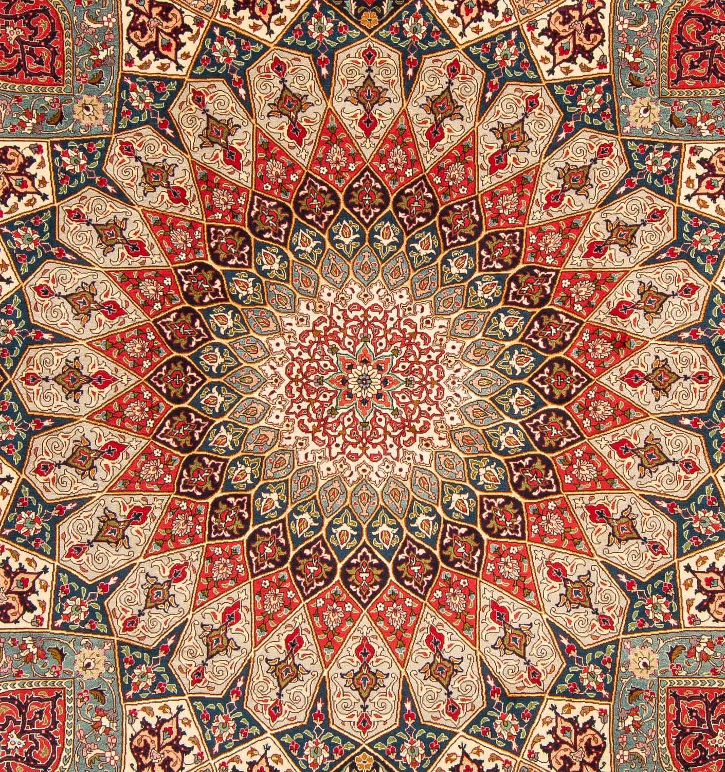 Persisk tæppe - Tabriz - Royal - 260 x 203 cm - flerfarvet